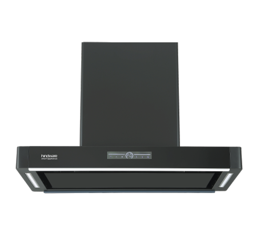 Zinnia Blk 90 MaxX Silence Chimney - Hindware Appliances