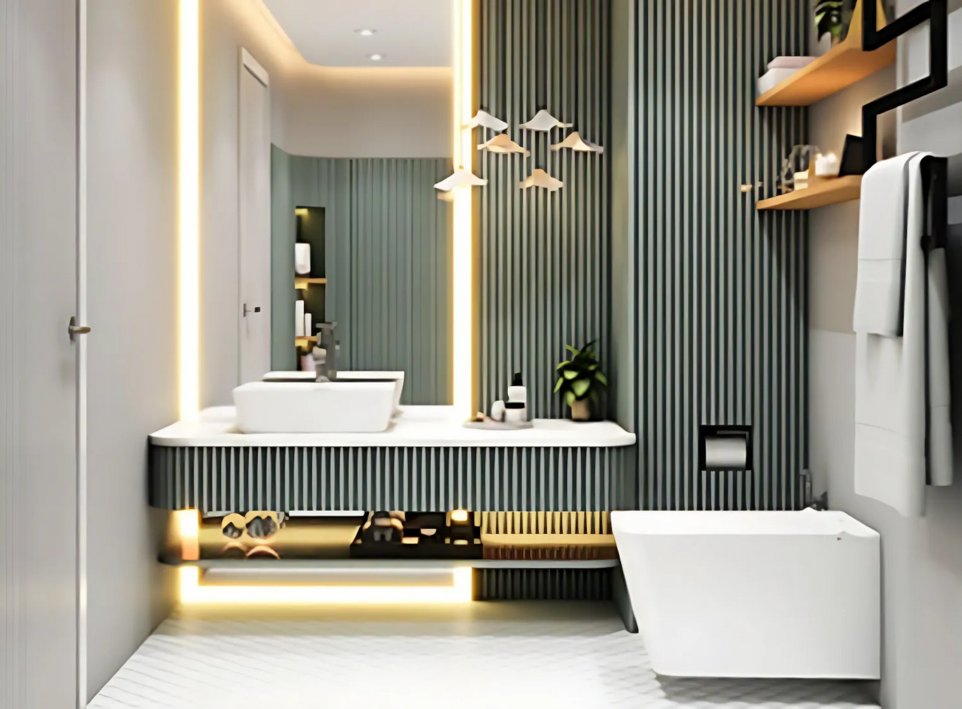 10 Tips to Make a Small Bathroom Feel Bigger and Spacious: The Blissful Zest