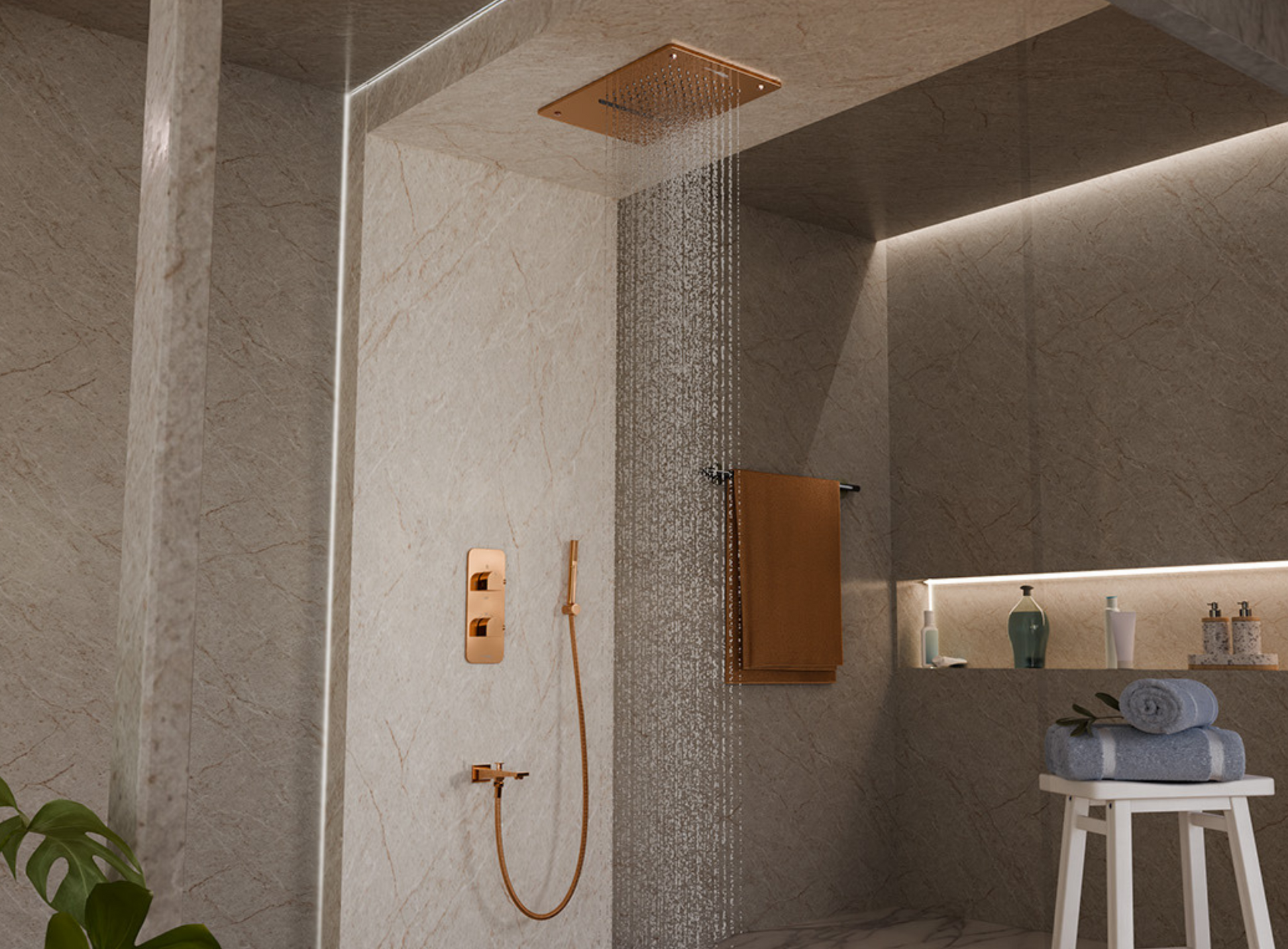 Handheld and Rainfall Shower Heads Every Bathroom Should Have One