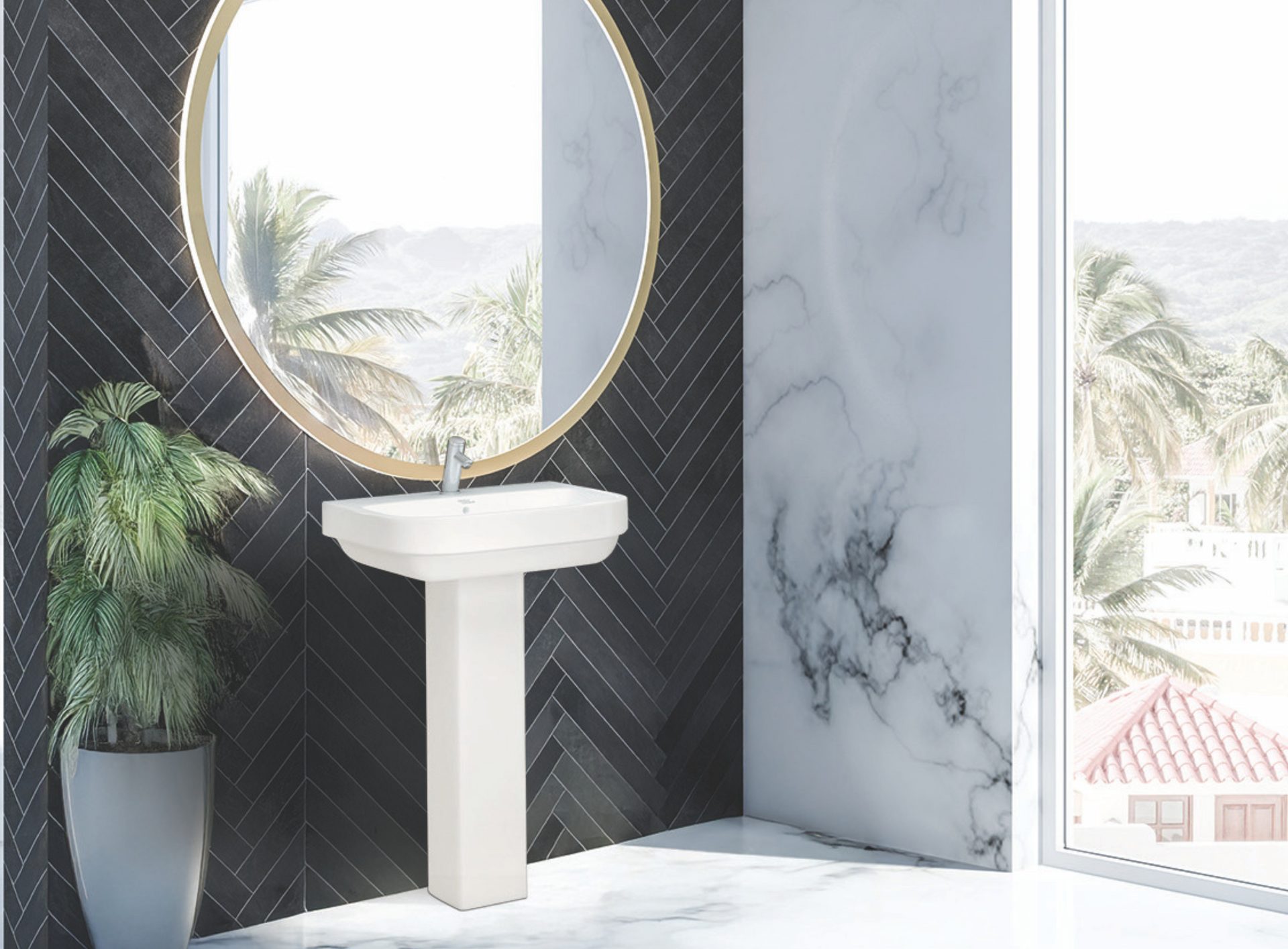 Small Pedestal Sinks for Small Bathrooms-A Smart Choice for Compact Spaces