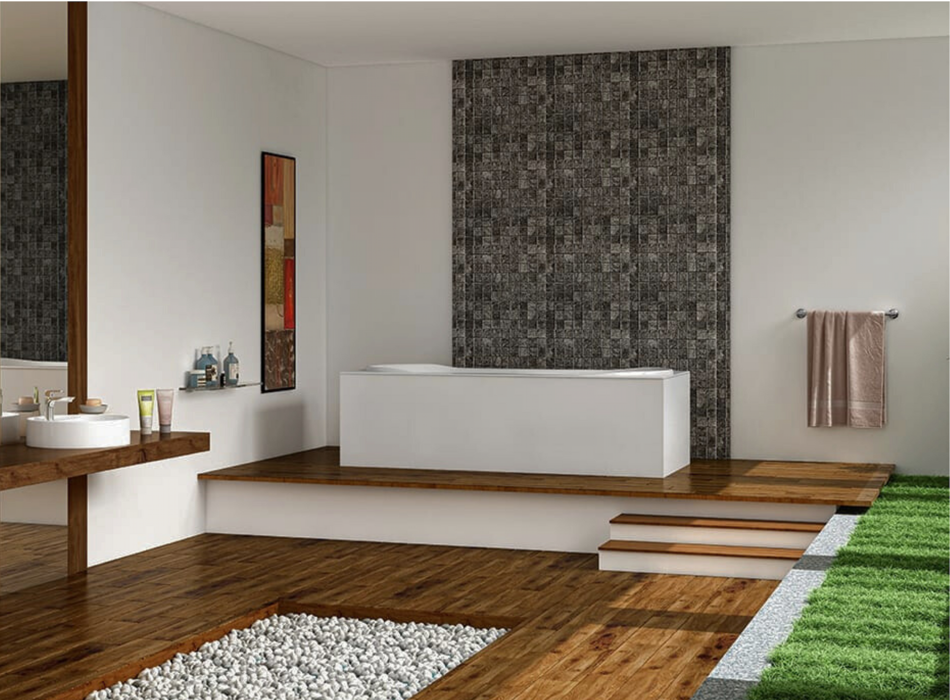 Create Your Personal Spa with Creative Bathtub Interior Design