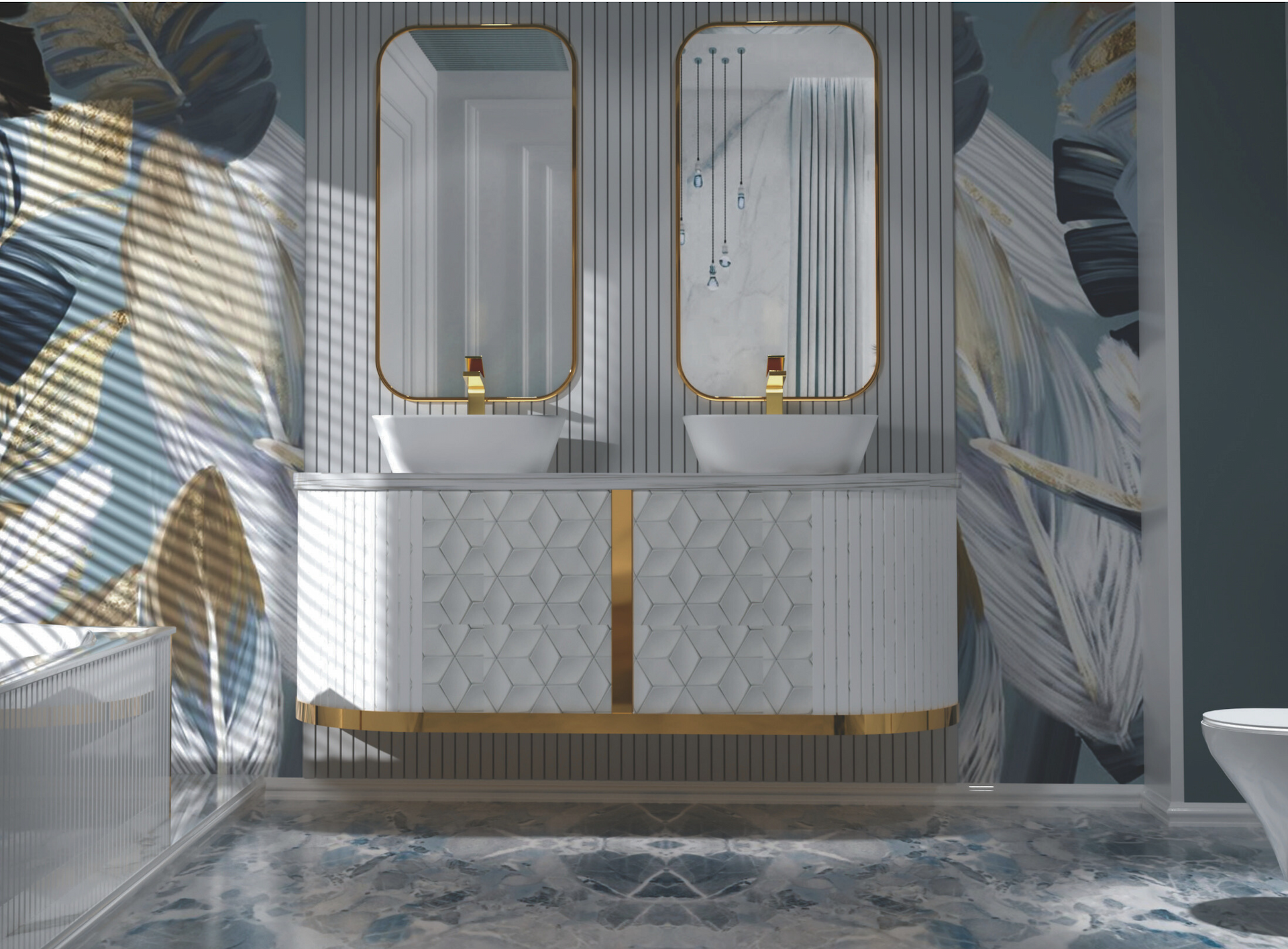 Innovative Design Ideas for Integrating Wash Basin Cabinets in Living Rooms