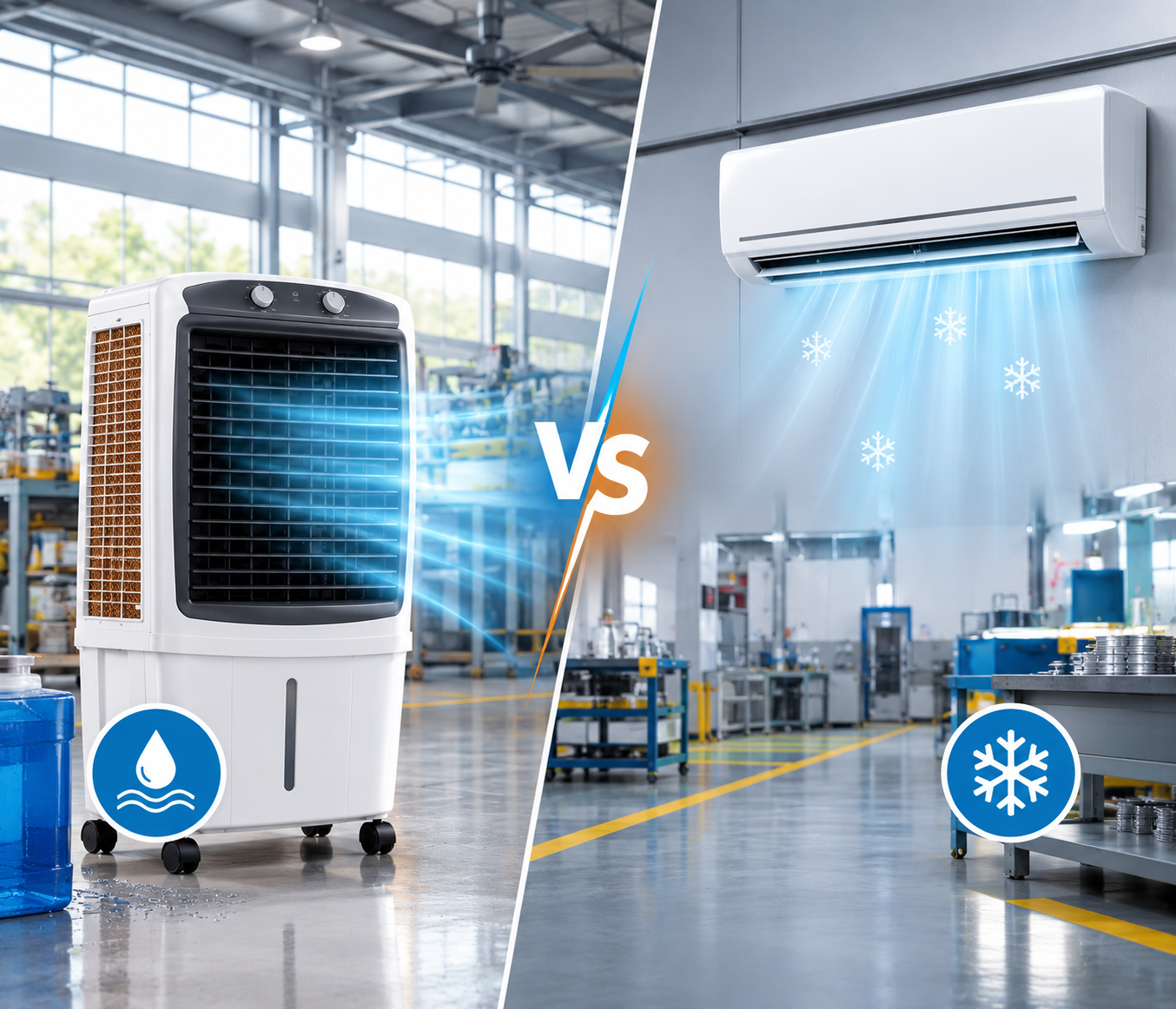 Air Cooler vs Air Conditioner: What Do Factories Actually Use in Summer?