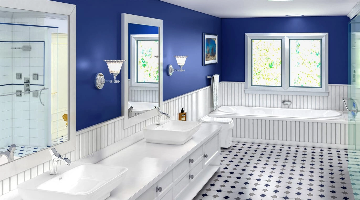 Roman Holiday Bathroom Theme