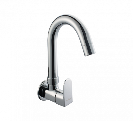 Elegance Sink Cock With Swl Spout (Wall Mtd)