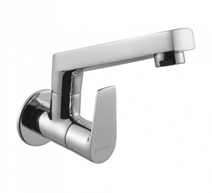 Element Sink Cock With Swivel Casted Spout (Wall Mounted)