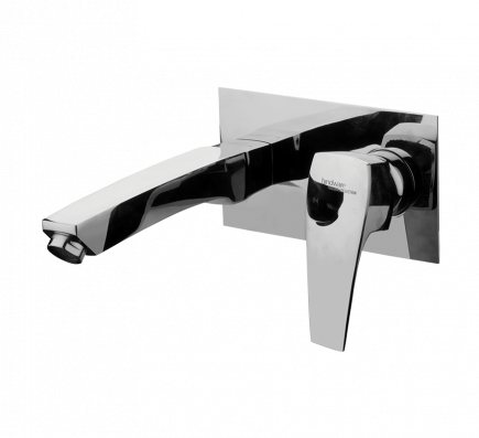 Avior Exposed Part Kit of Single Lever Wall Mounted Basin Mixer- 200 mm Spout