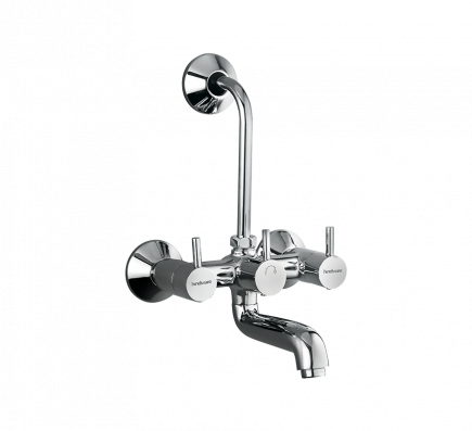 Flora Wall Mixer With Provision For Overhead Shower