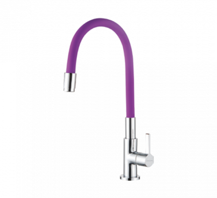 Sink Cock With Flexible Spout (Purple)