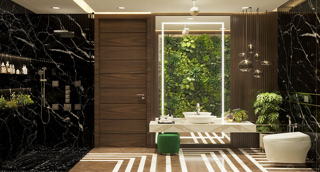10 Tips to Decorate a Luxury Bathroom Design 2021 : The Lush Green