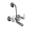 Aspiro Wall Mixer With Provision For Overhead Shower With 115 Mm Long Bend Pipe