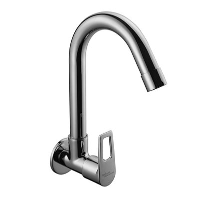 Aspiro Sink Cock With Normal Swivel Spout-Wall Mounted