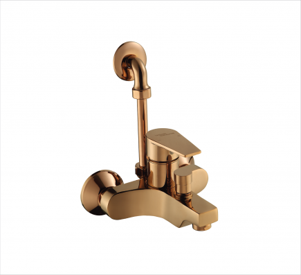 BATH & SHOWER MIXER WITH PROVISION OF OVERHEAD SHOWER IN ROSE GOLD
