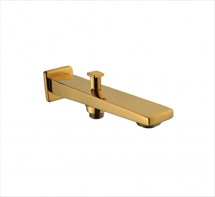 BATH TUB SPOUT WITH TIP-TON IN GOLD