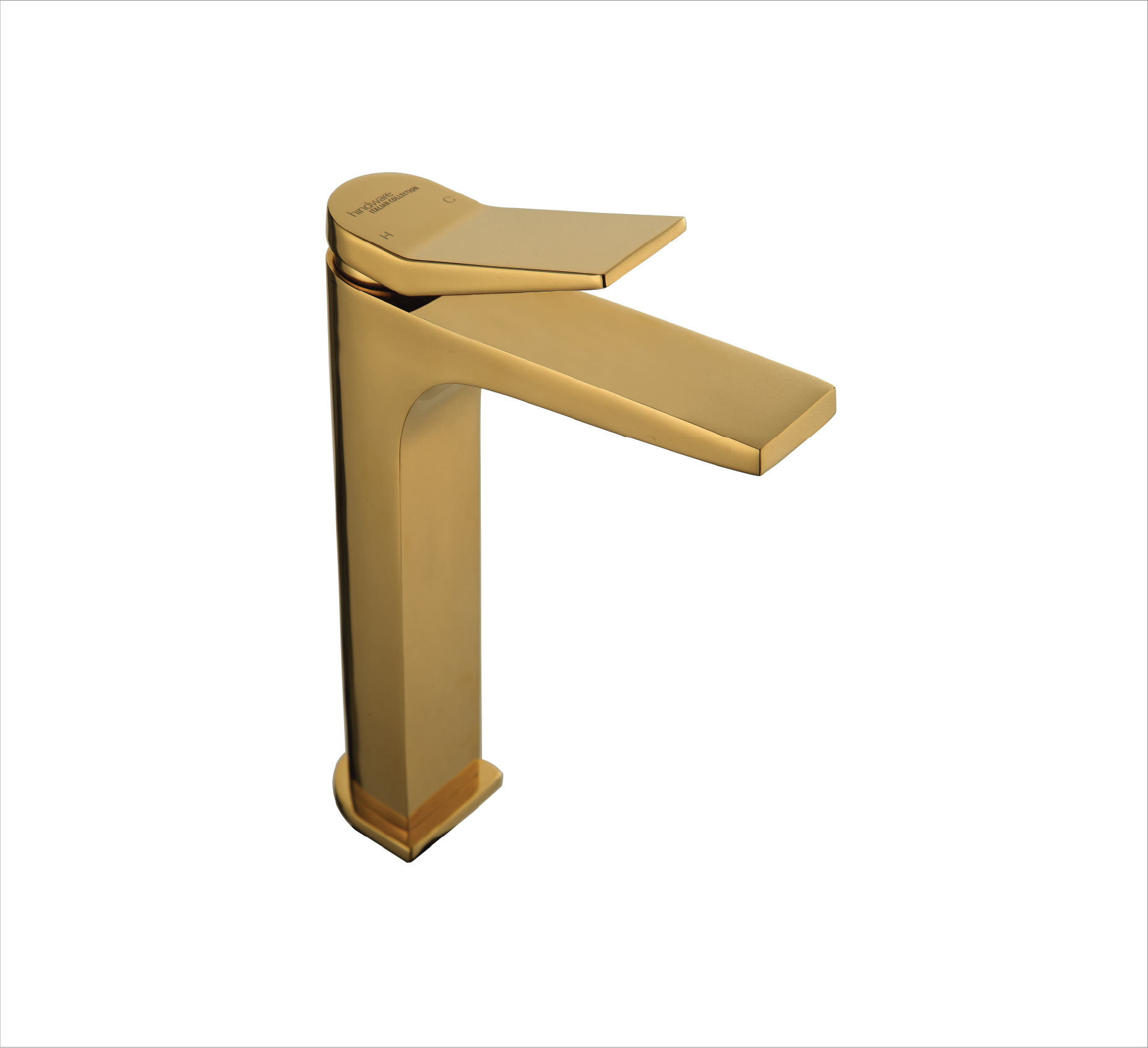 BASIN MIXER IN GOLD