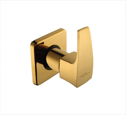 EXPOSED PART KIT OF CONCEALED STOP COCK WITH FITTING SLEEVE, OPERATING LEVER,& ADJUSTABLE WALL FLANGE  COMPATIBLE IN GOLD