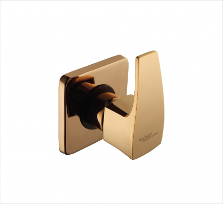 EXPOSED PART KIT OF CONCEALED STOP COCK WITH FITTING SLEEVE, OPERATING LEVER,& ADJUSTABLE WALL FLANGE  COMPATIBLE WITH IN ROSE GOLD