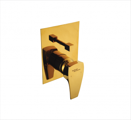 SINGLE LEVER EXPOSED PART KIT OF HI - FLOW DIVERTOR CONSISTING OF OPERATING LEVER WALL FLANGE & KNOB ONLY ( SUITABLE FOR ITEM F850091PGD) IN GOLD