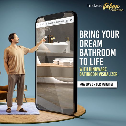 Hindware Bathroom Visualizer – Design your dream bathspace in 3D