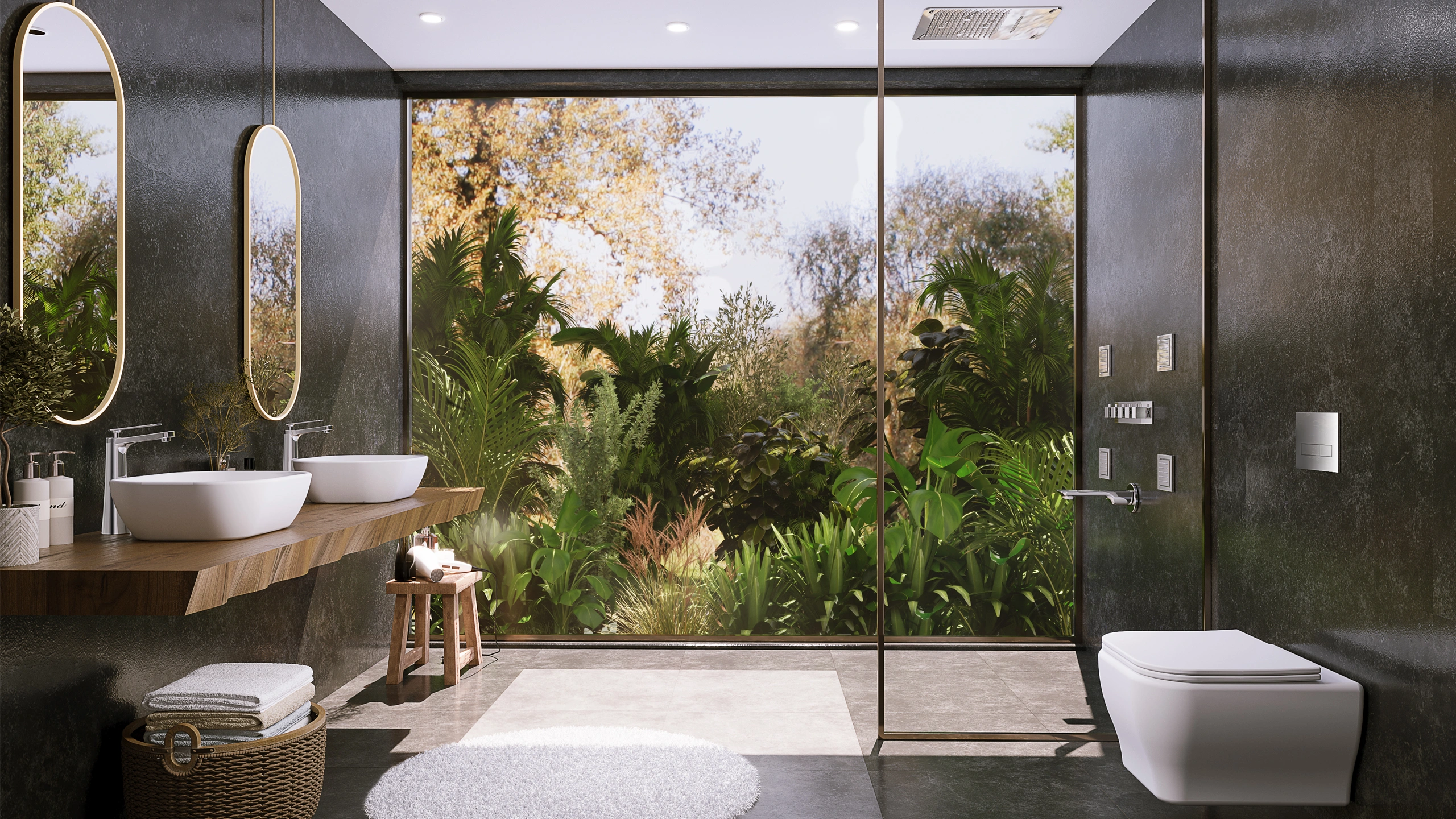 Tropical Escape Bathroom Theme