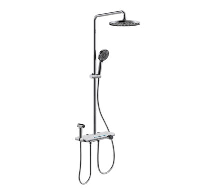 4 Way Integrated Shower Console - Piano LED Set