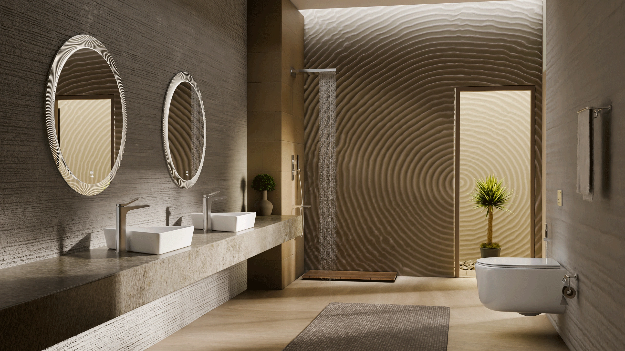 Zen Haven Bathroom Theme