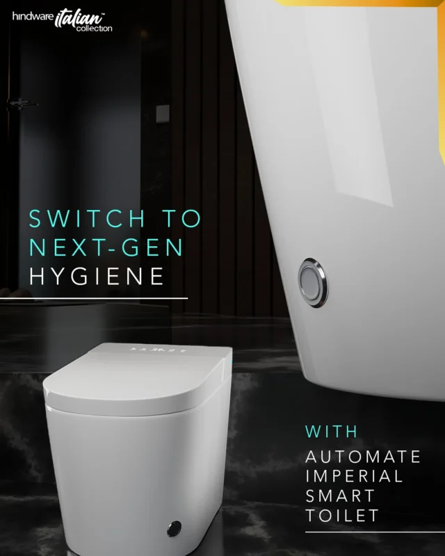 Step into the future of hygiene and comfort. 

Presenting the Automate Imperial Smart Toilet by Hindware – a seamless blend of innovation and luxury designed to elevate every bathroom experience.

Swipe through to explore smart features.Because your bathroom deserves intelligence.

#Hindware #SmartToilet #BathroomInnovation #AutomateImperial #TouchlessTech #SmartLiving #HygieneRedefined #BathroomLuxury