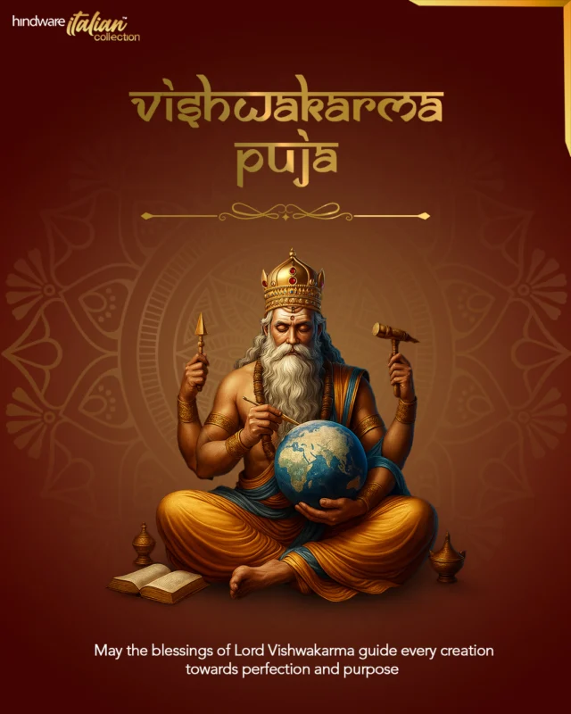 Today, we honour Lord Vishwakarma – the divine architect whose vision inspires creation, innovation, and craftsmanship.

Wishing everyone a blessed and creative Vishwakarma Puja.

#VishwakarmaPuja #DivineCreator #CraftOfExcellence #Hindware